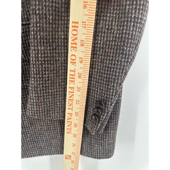 Harris Tweed Blazer Men’s Scottish Wool Sports Jacket Coat Speckled USA CLEAN - Picture 4 of 12
